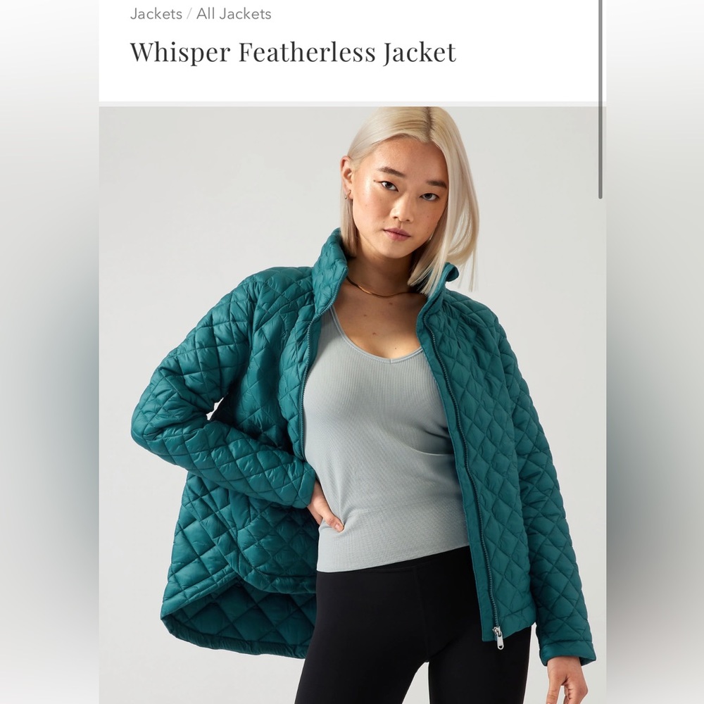 Athleta Whisper Featherless Jacket